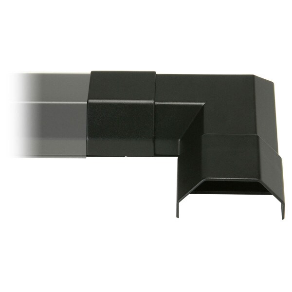 Main product image for Cable Cover Right Angle 50x26mm Black 080-554